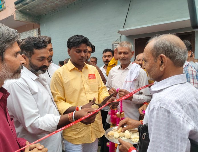 पहाड़पुर में निकली 26वीं श्रीकृष्ण जन्माष्टमी शोभायात्रा